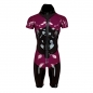 Preview: Latex Catsuit GAMER Laser Edition black & plum